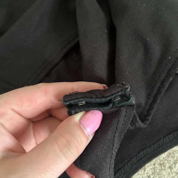 black scoop neck bodysuit - Picture 4 of 5